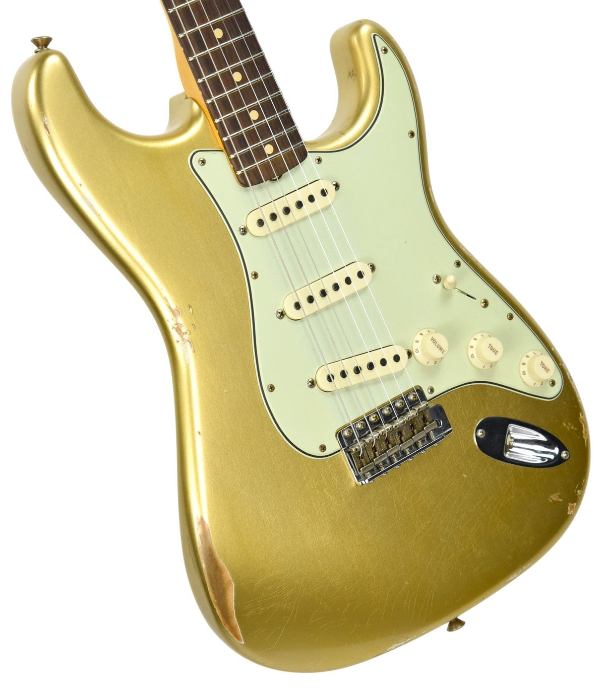 Fender Custom Shop 61 Stratocaster Relic Aztec Gold Metallic CZ542953
