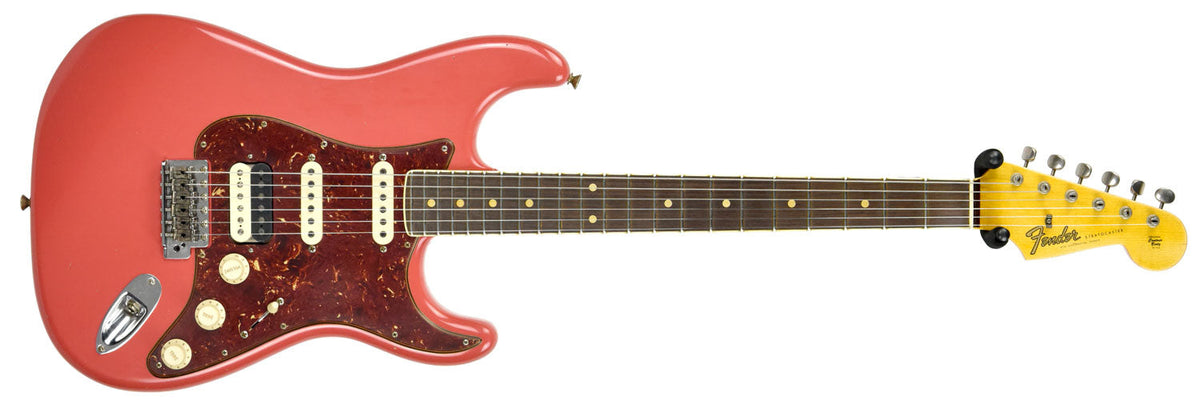 Fender Custom Shop Postmodern Strat HSS Journeyman Relic Fiesta Red