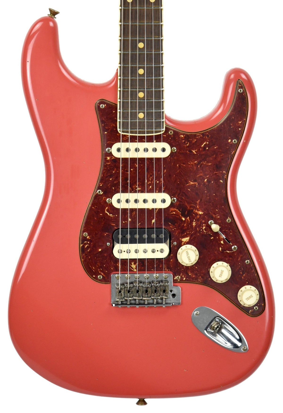 Fender Custom Shop Postmodern Strat HSS Journeyman Relic Fiesta Red