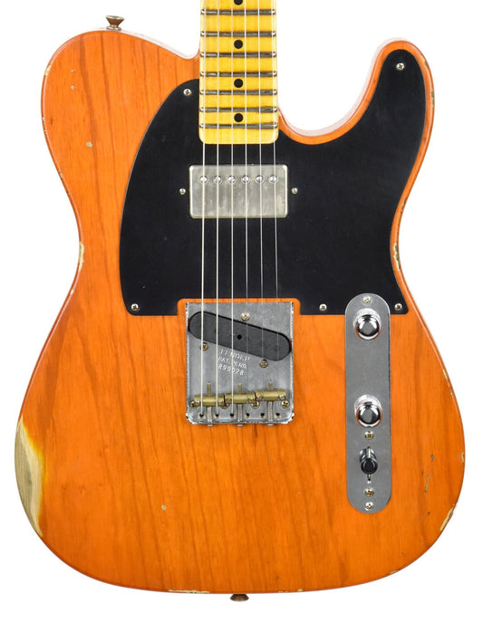 Fender Custom Shop 52 H/S Telecaster Relic in Sunset Orange Transparent R99028