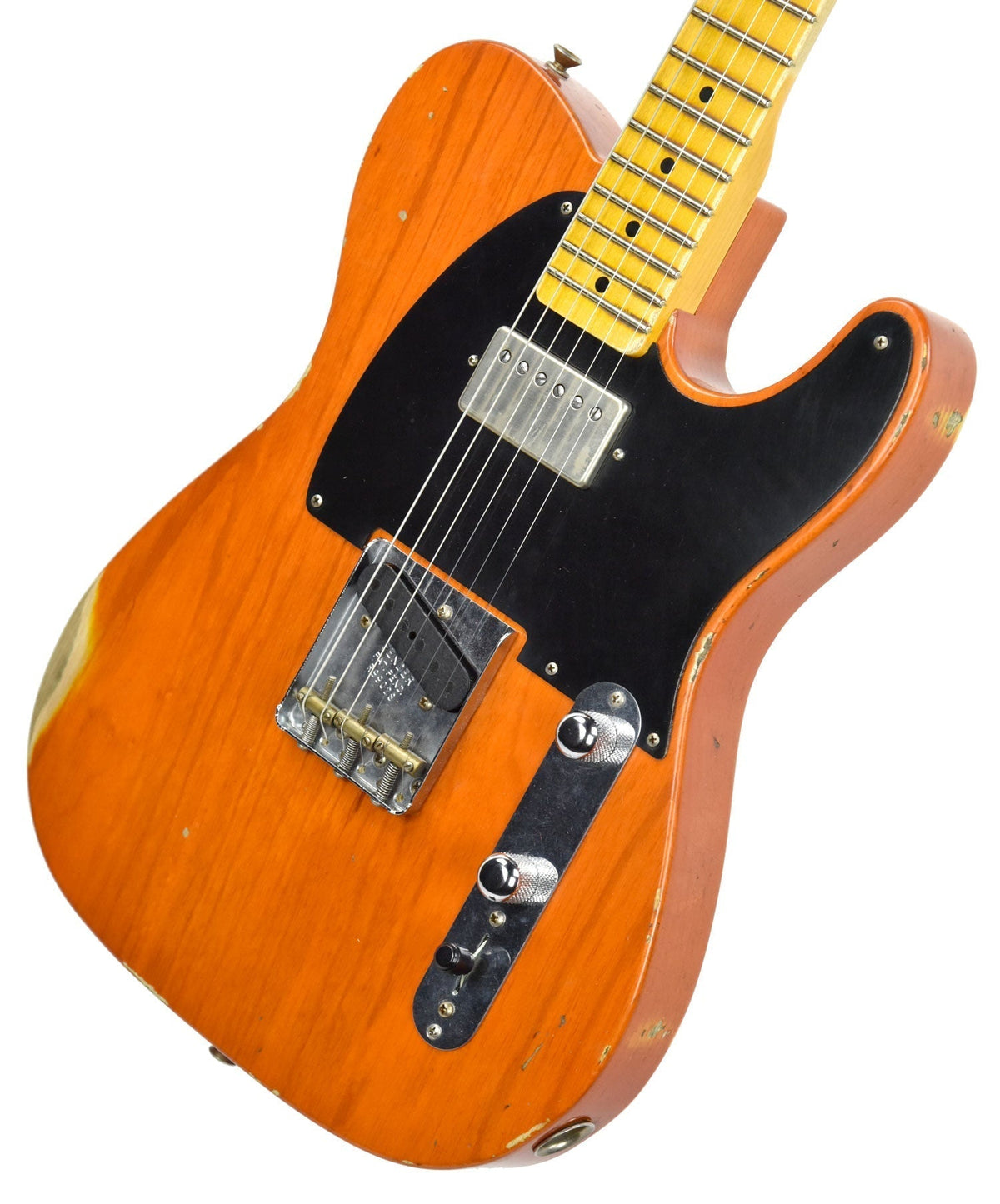 Fender Custom Shop 52 H/S Telecaster Relic in Sunset Orange Transparent R99028