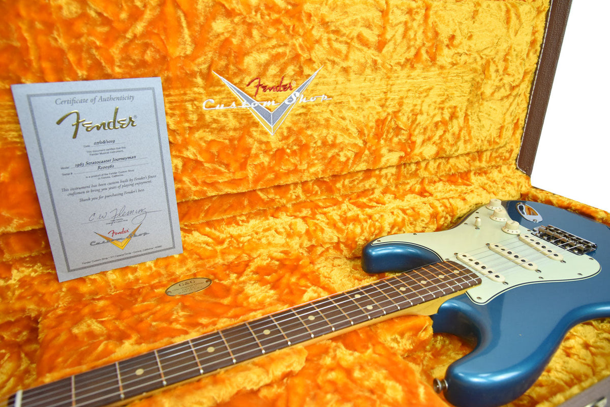 Fender Custom Shop 63 Stratocaster Journeyman Relic Ocean Turquoise