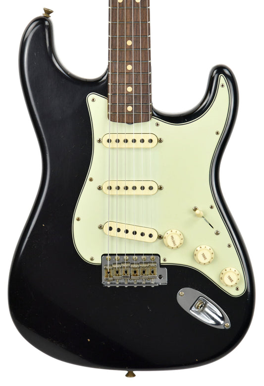 Fender Custom Shop 63 Stratocaster Journeyman Relic in Black R96632