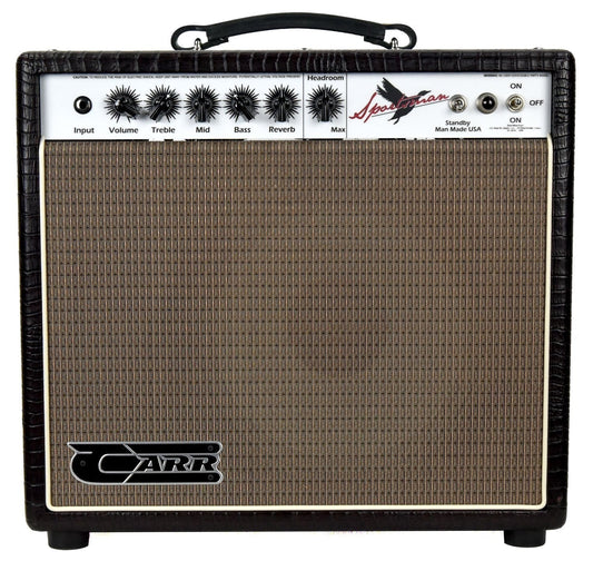 Carr Sportsman 1x12 Combo Amplifier in Brown Gator - Front Panel Version - 489