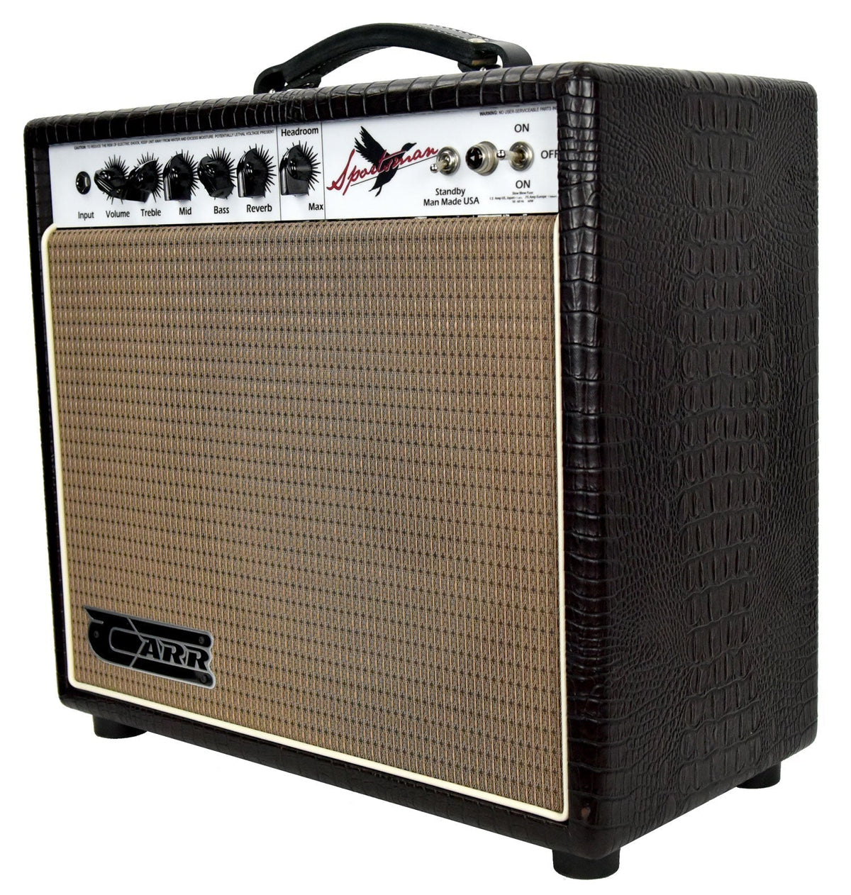 Carr Sportsman 1x12 Combo in Brown Gator 417