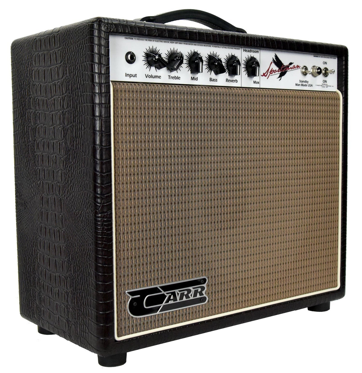 Carr Sportsman 1x12 Combo in Brown Gator 417
