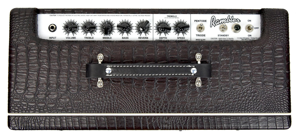 Carr Rambler 1x12 Combo in Brown Gator 02157