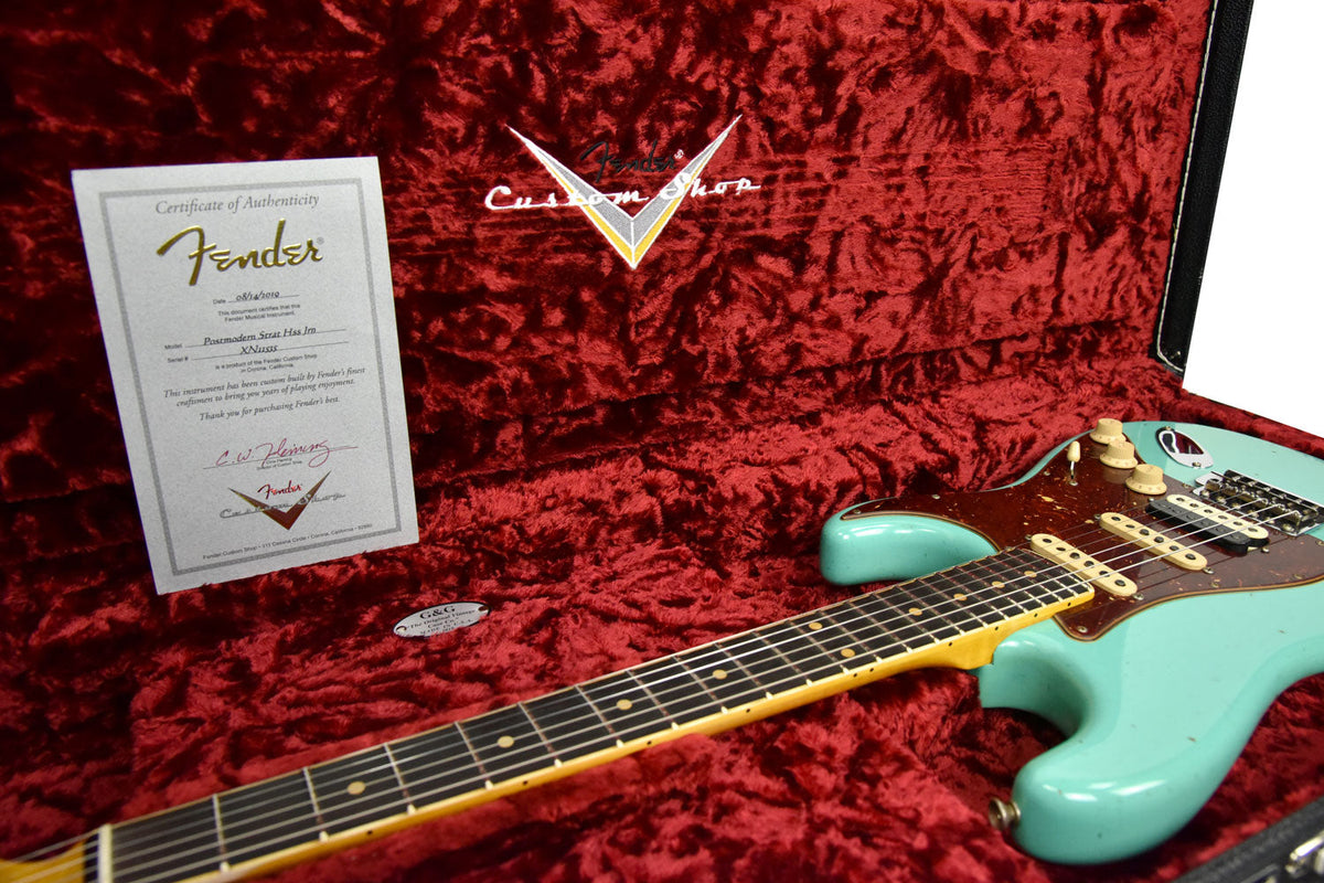 Fender Custom Shop Postmodern HSS Stratocaster Relic in Seafoam Green XN11535