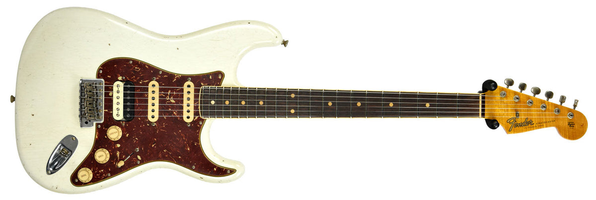 Fender Custom Shop Postmodern HSS Stratocaster Relic in Olympic White XN11528