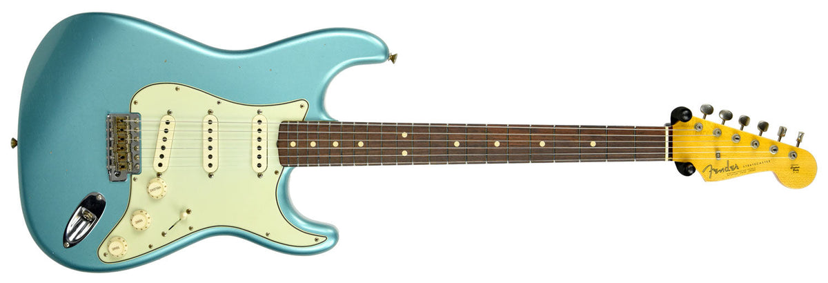 Fender Custom Shop 63 Stratocaster Journeyman Relic in Teal Green Metallic R100501