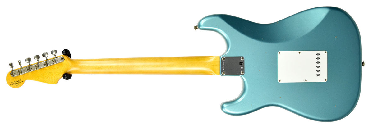 Fender Custom Shop 63 Stratocaster Journeyman Relic in Teal Green Metallic R100501