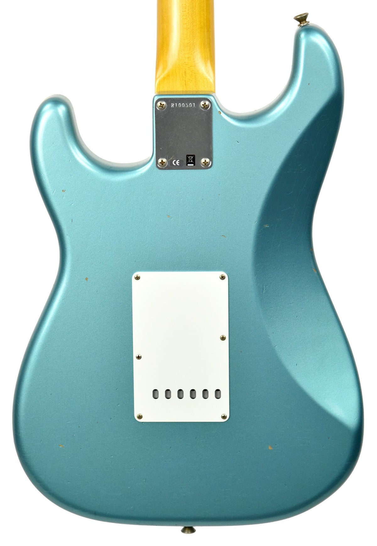 Fender Custom Shop 63 Stratocaster Journeyman Relic in Teal Green Metallic R100501