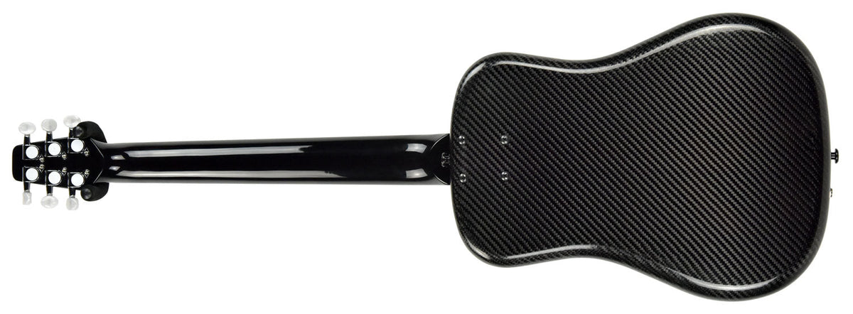 Klos Hybrid Carbon Fiber Acoustic Electric Travel Guitar in Black 155025