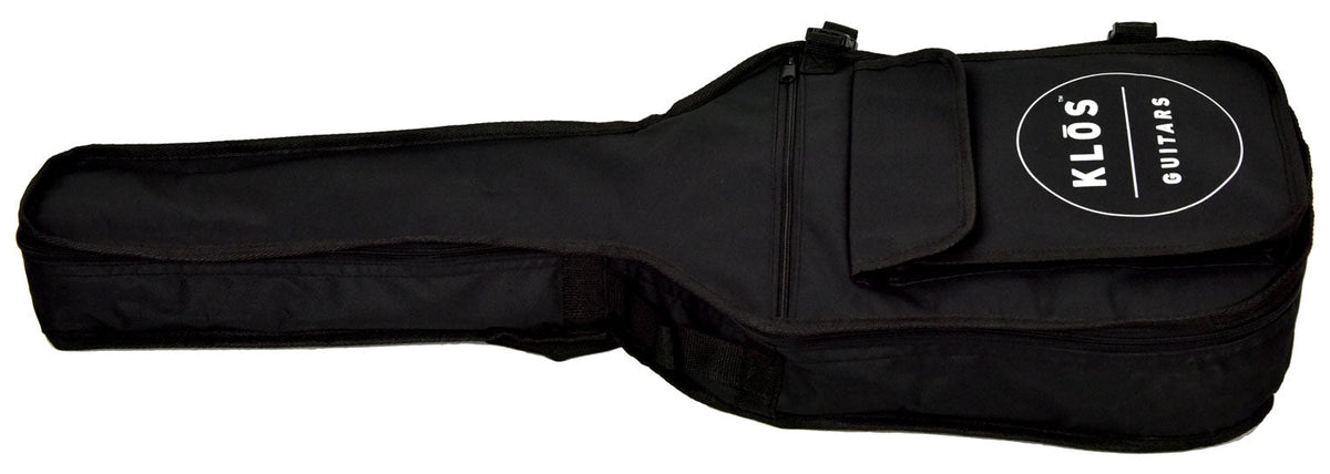 Klos Hybrid Carbon Fiber Acoustic Electric Travel Guitar in Black 155025