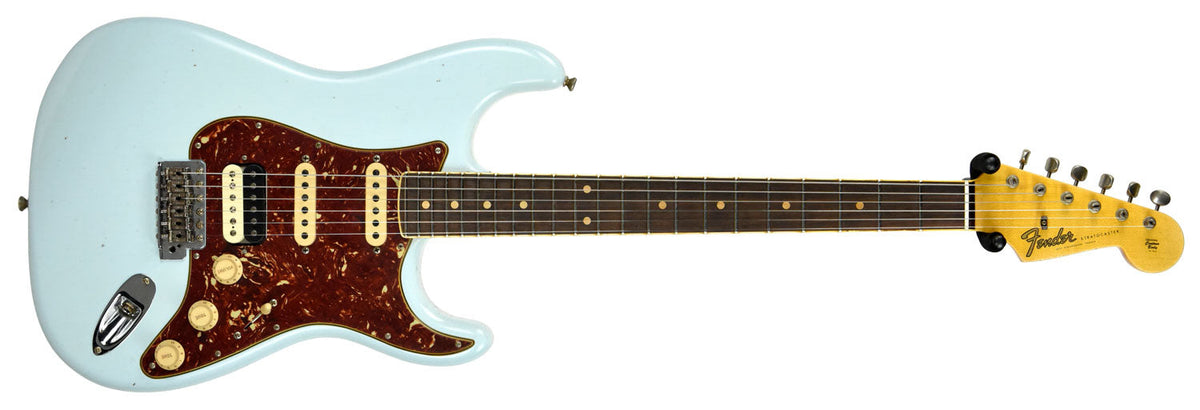 Fender Custom Shop Postmodern HSS Stratocaster Relic in Sonic Blue XN11106