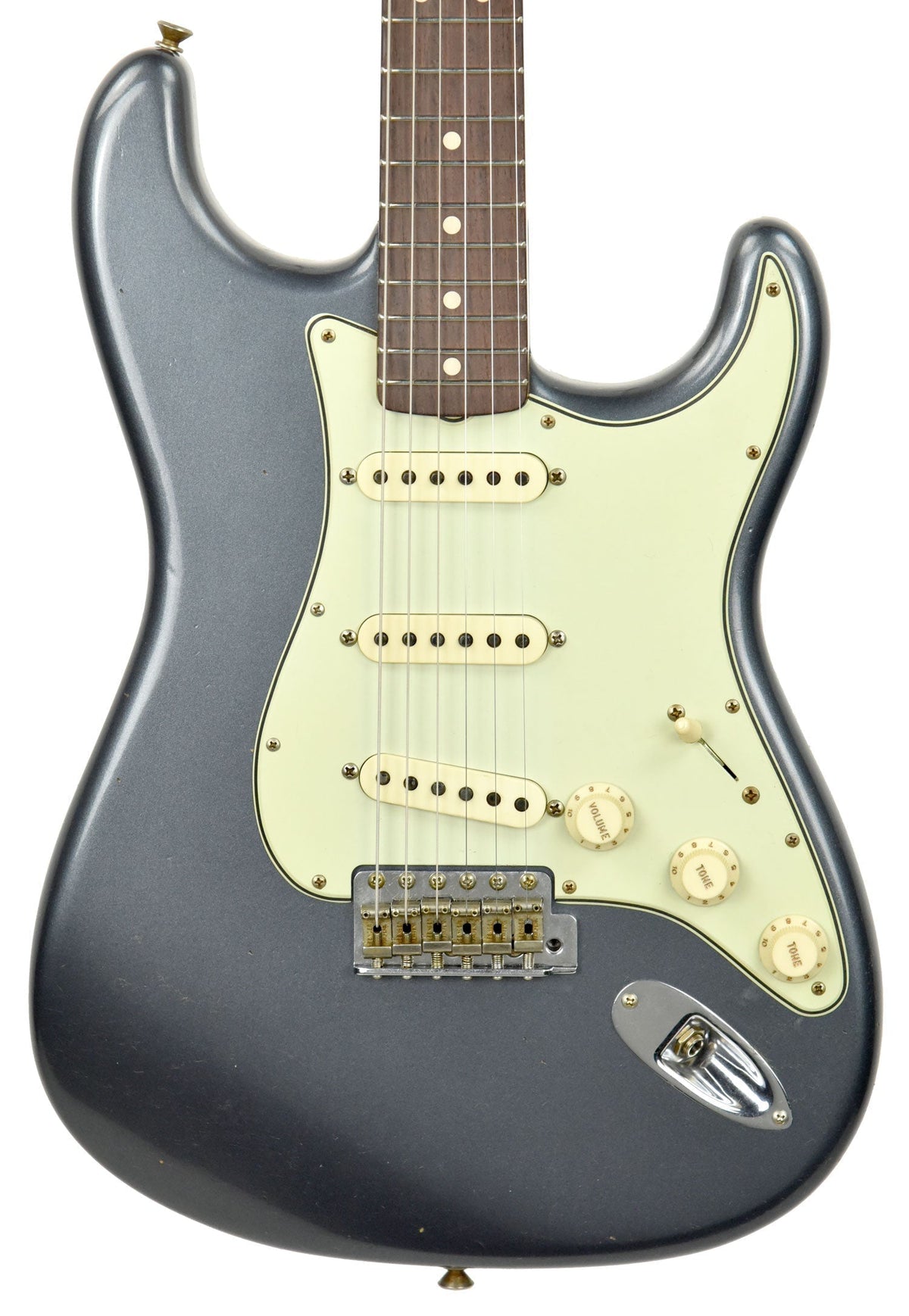 Fender Custom Shop 63 Stratocaster Journeyman Relic Charcoal Frost R100566