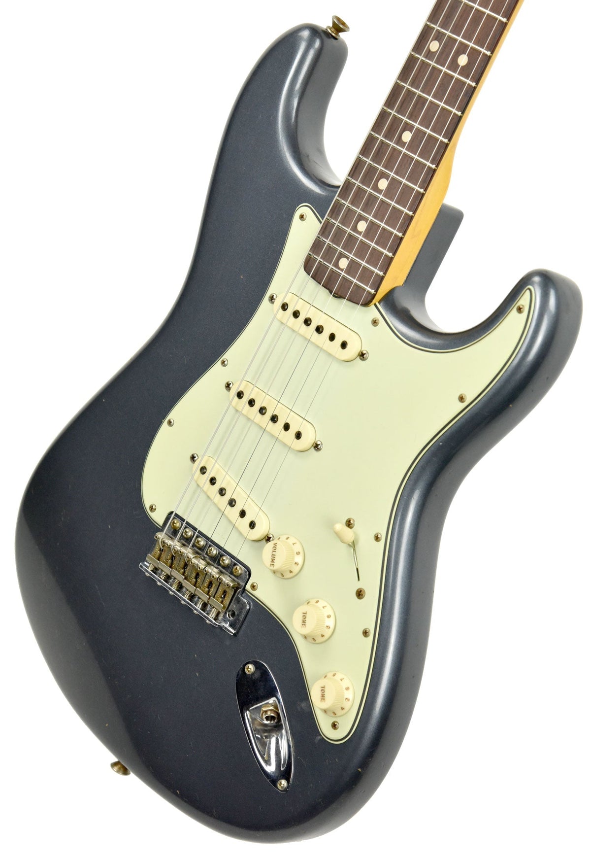 Fender Custom Shop 63 Stratocaster Journeyman Relic Charcoal Frost R100566