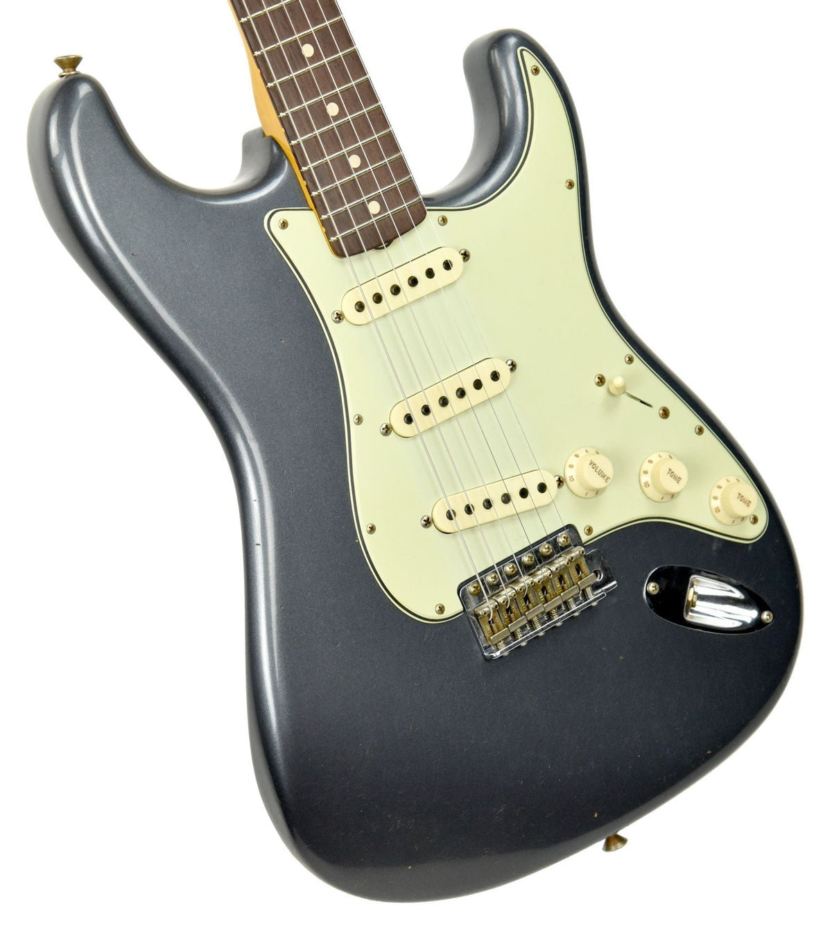 Fender Custom Shop 63 Stratocaster Journeyman Relic Charcoal Frost R100566