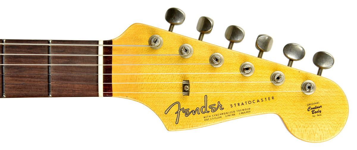 Fender Custom Shop 63 Stratocaster Journeyman Relic Charcoal Frost R100566