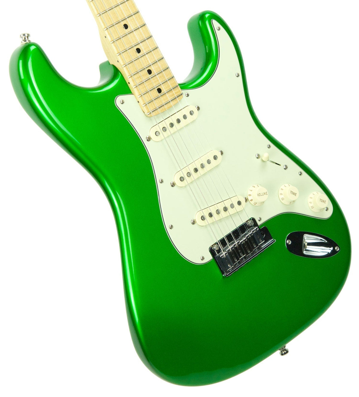 Used Fender Custom Shop Masterbuilt Custom Deluxe by Greg Fessler Candy Green R83446
