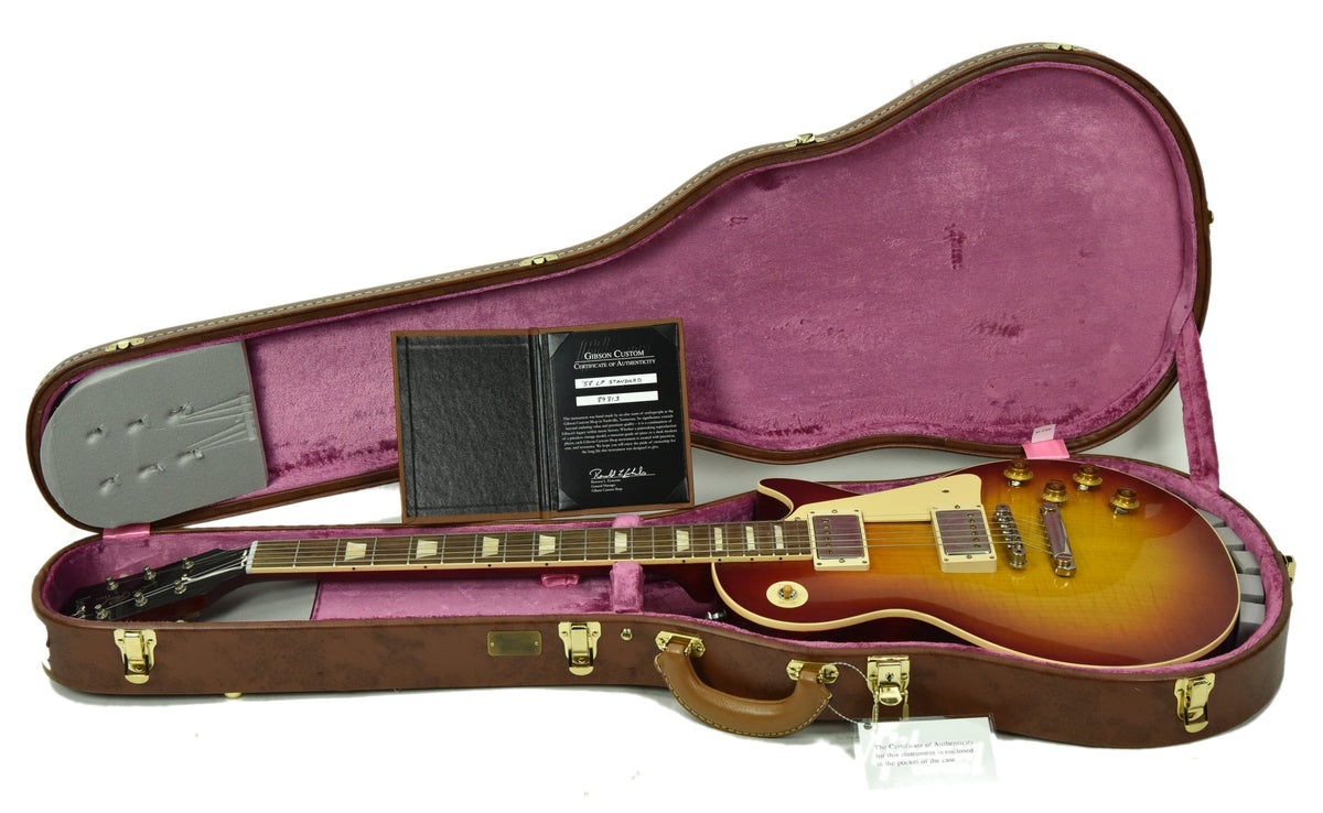 Gibson Custom 1958 Les Paul Standard Washed Cherry Sunburst VOS 89813