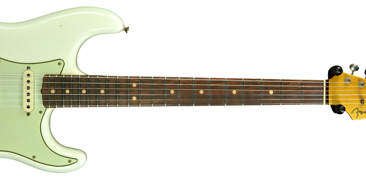 Fender Custom Shop 63 Stratocaster Journeyman Relic Olympic White R96944