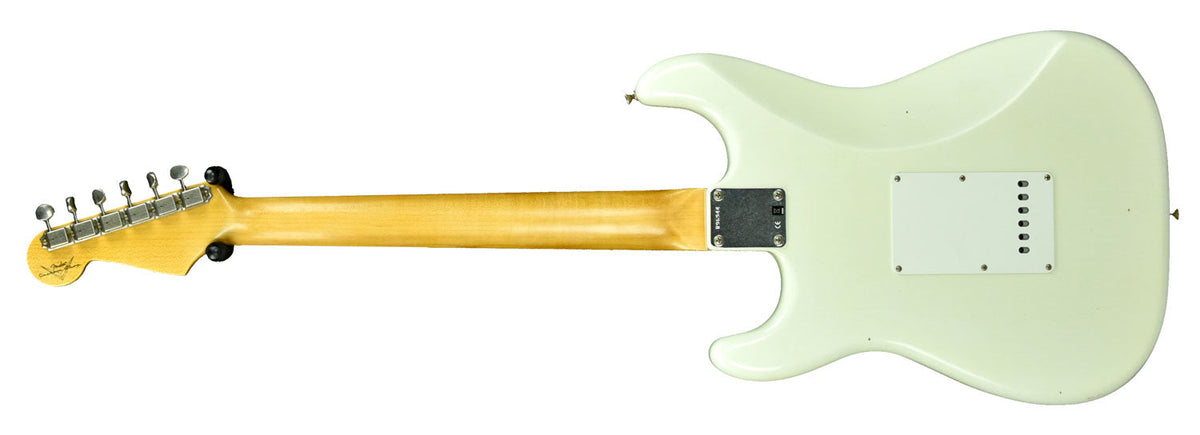 Fender Custom Shop 63 Stratocaster Journeyman Relic Olympic White R96944