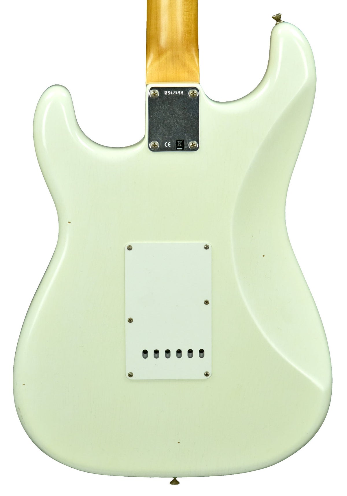 Fender Custom Shop 63 Stratocaster Journeyman Relic Olympic White R96944