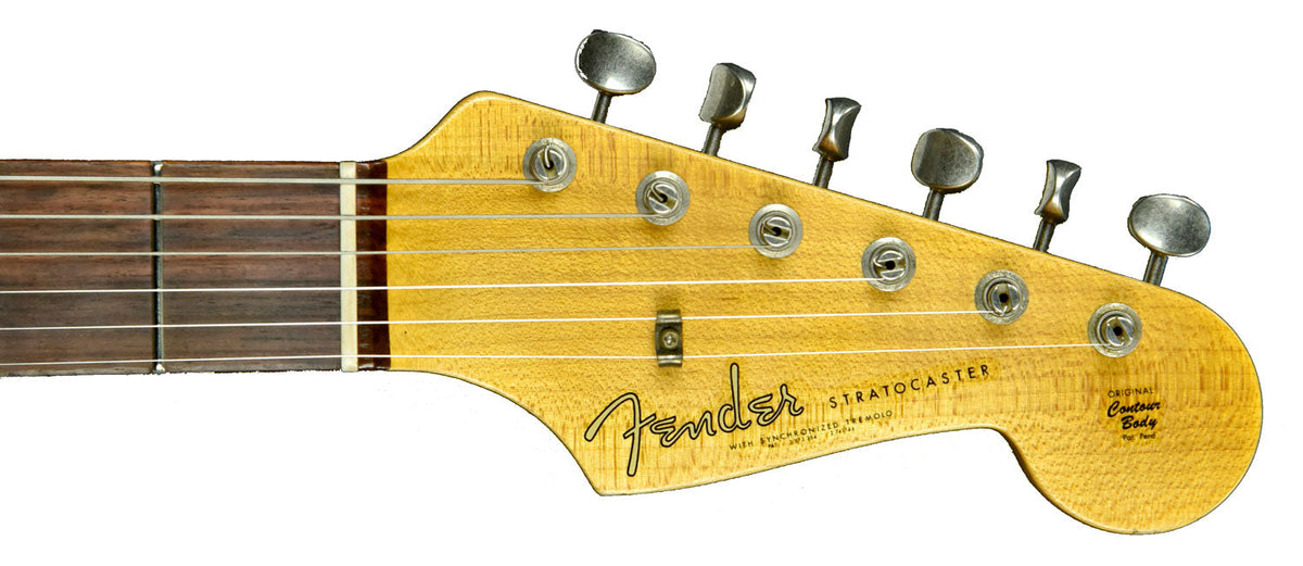 Fender Custom Shop 63 Stratocaster Journeyman Relic Olympic White R96944