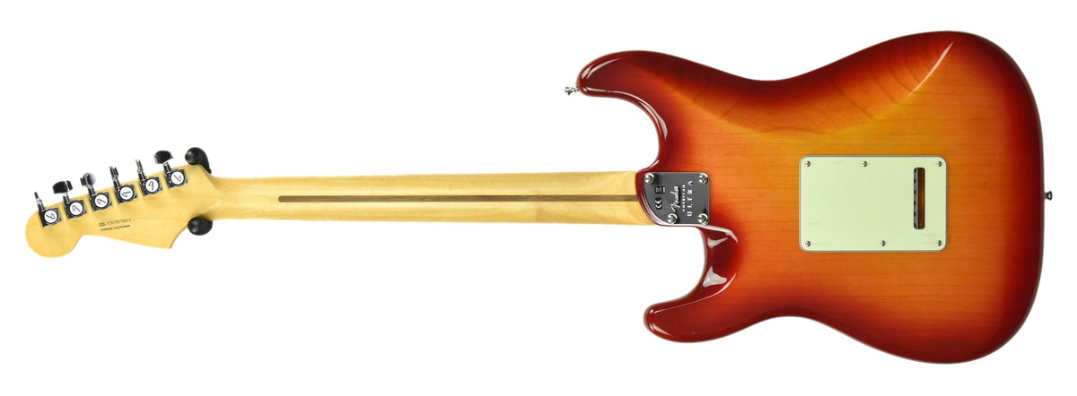 Fender American Ultra Stratocaster in Plasma Red Burst US19076915