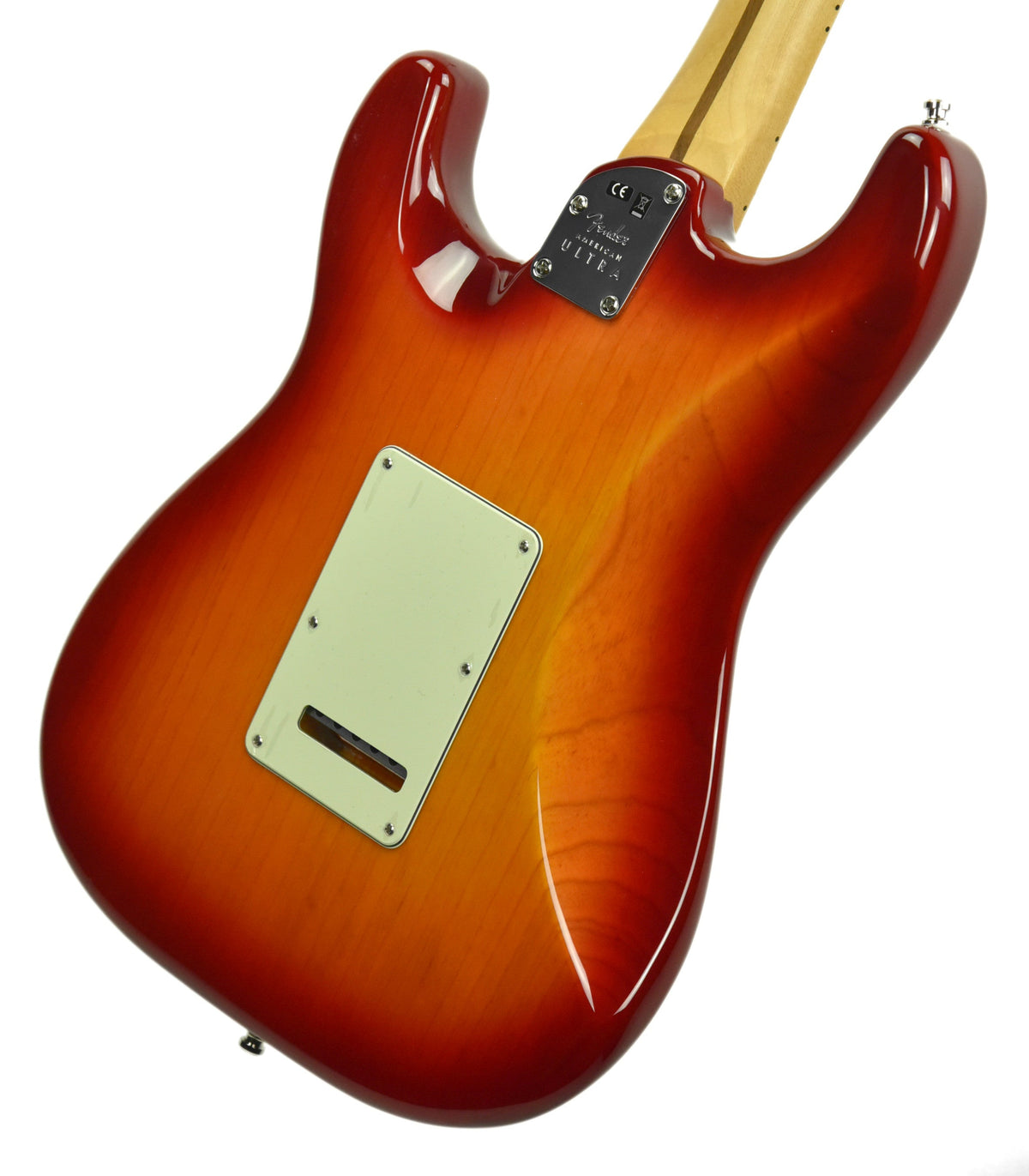 Fender American Ultra Stratocaster in Plasma Red Burst US19076915