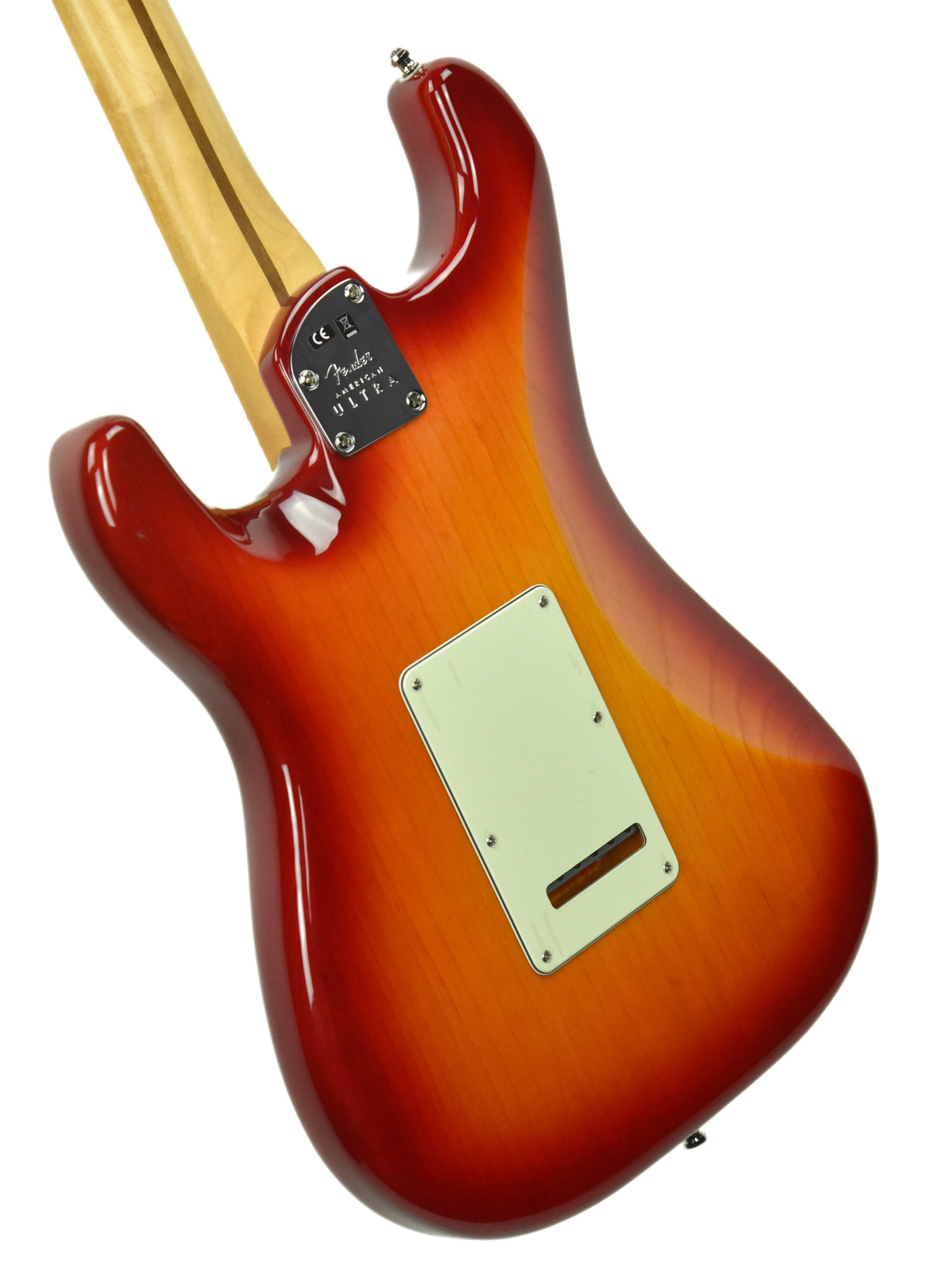 Fender American Ultra Stratocaster in Plasma Red Burst US19076915