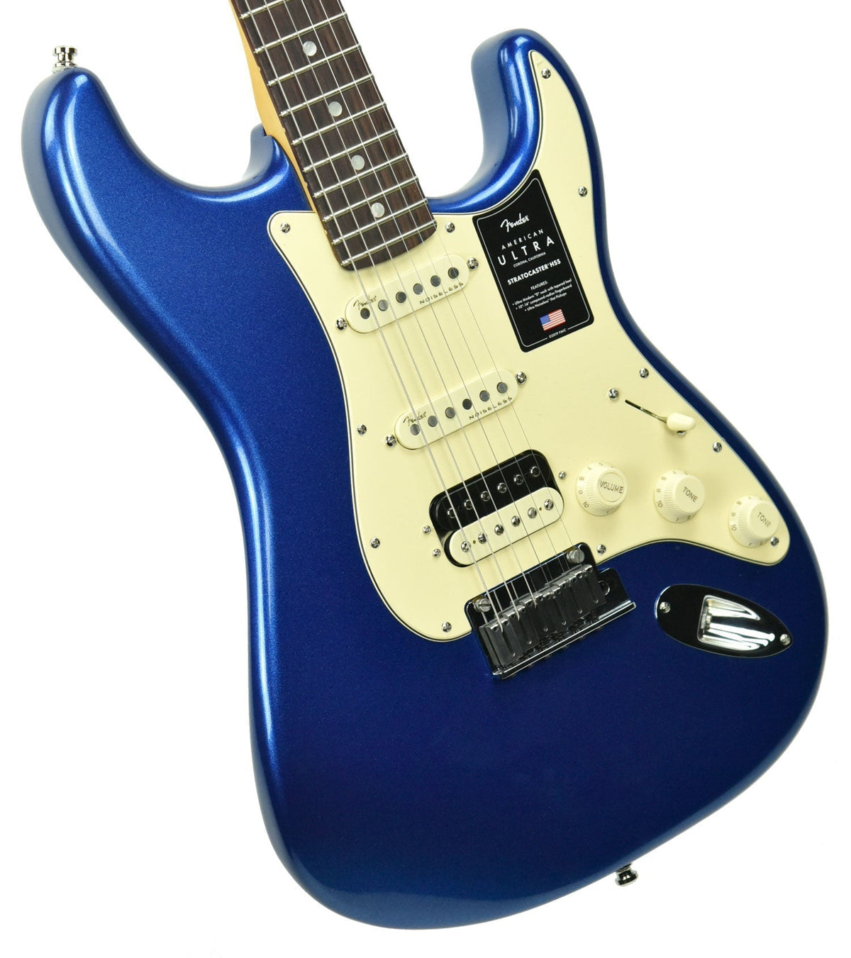 Fender American Ultra Stratocaster HSS in Cobra Blue US19050109