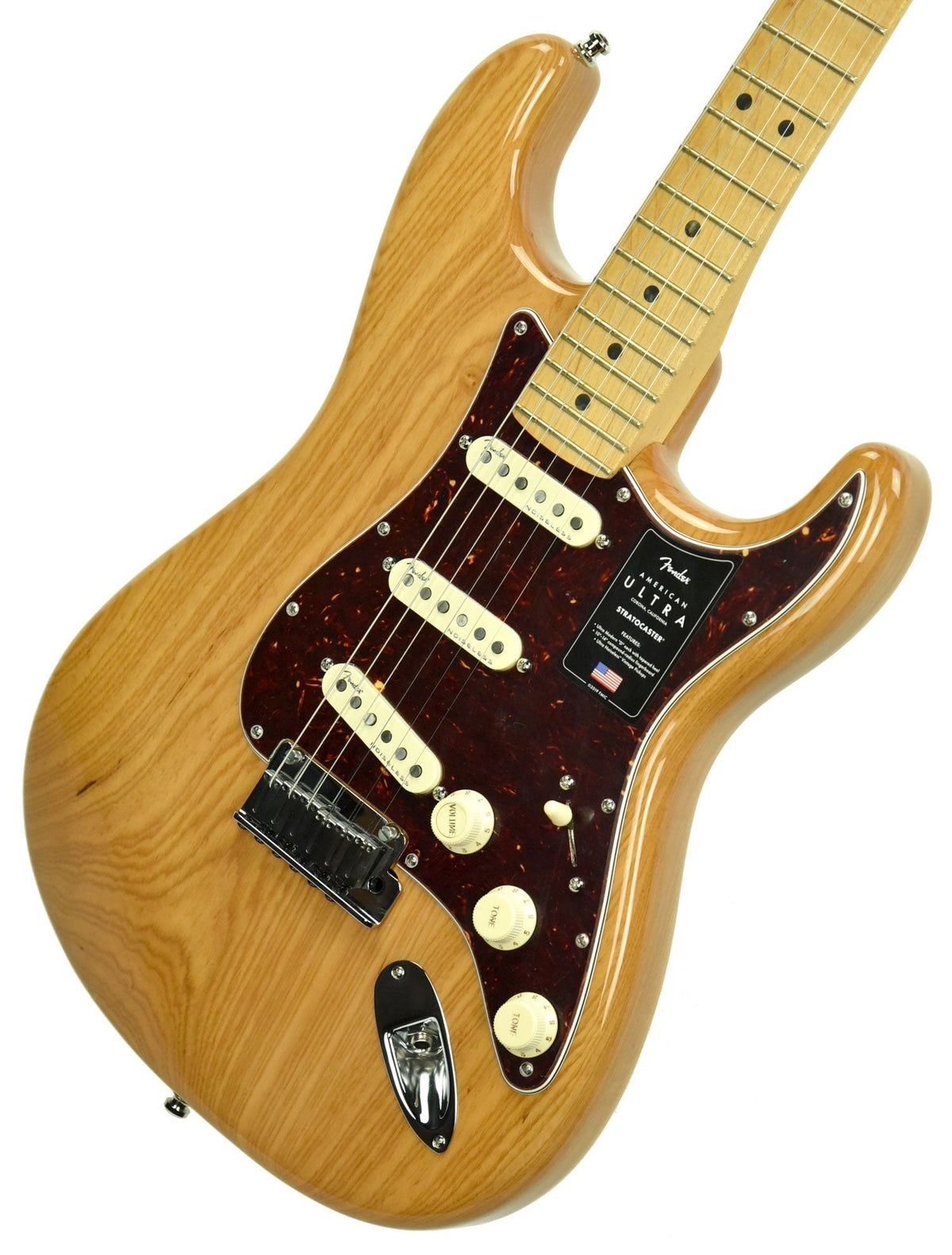 Fender American Ultra Stratocaster in Aged Natural US19079635