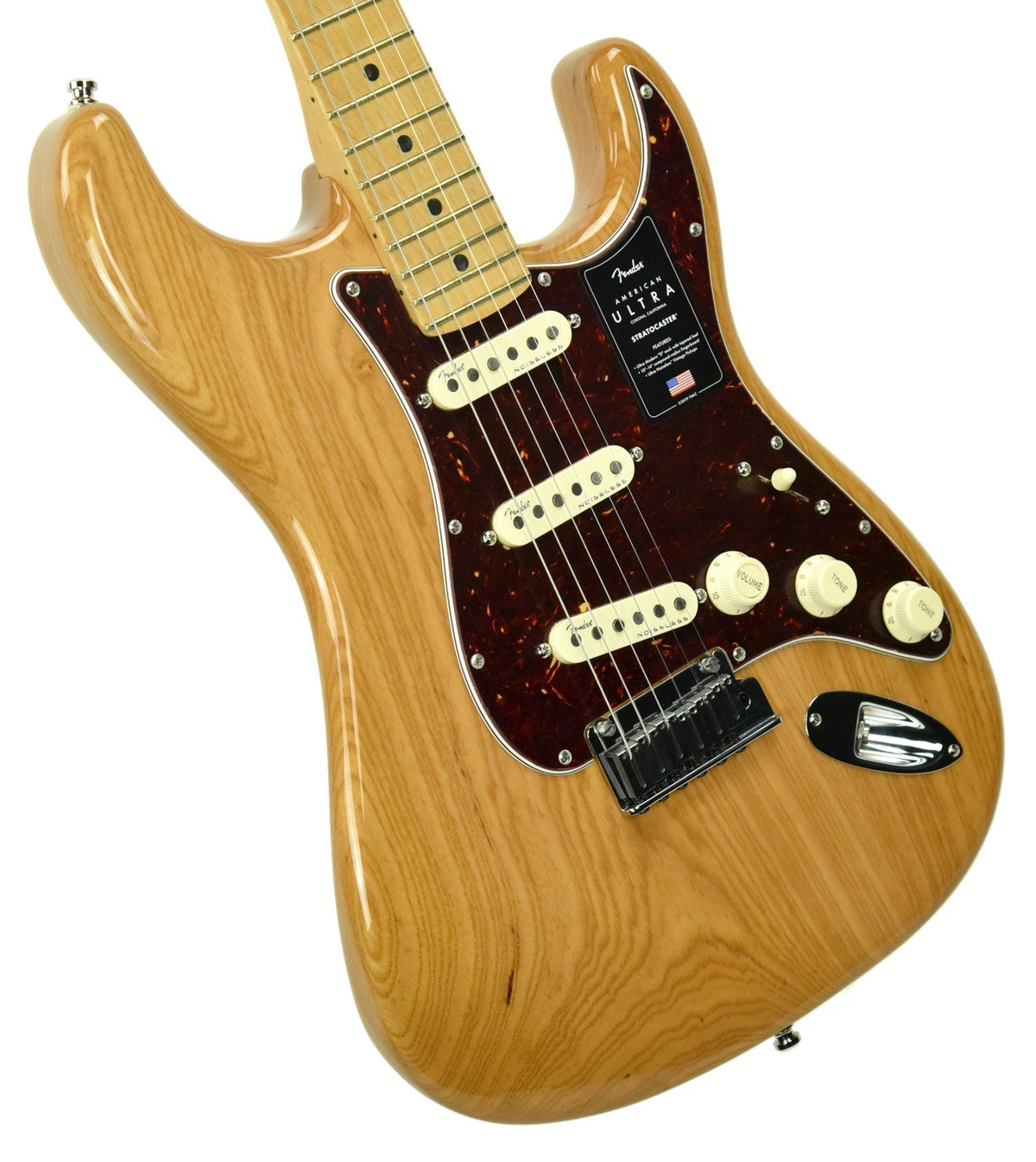 Fender American Ultra Stratocaster in Aged Natural US19079635
