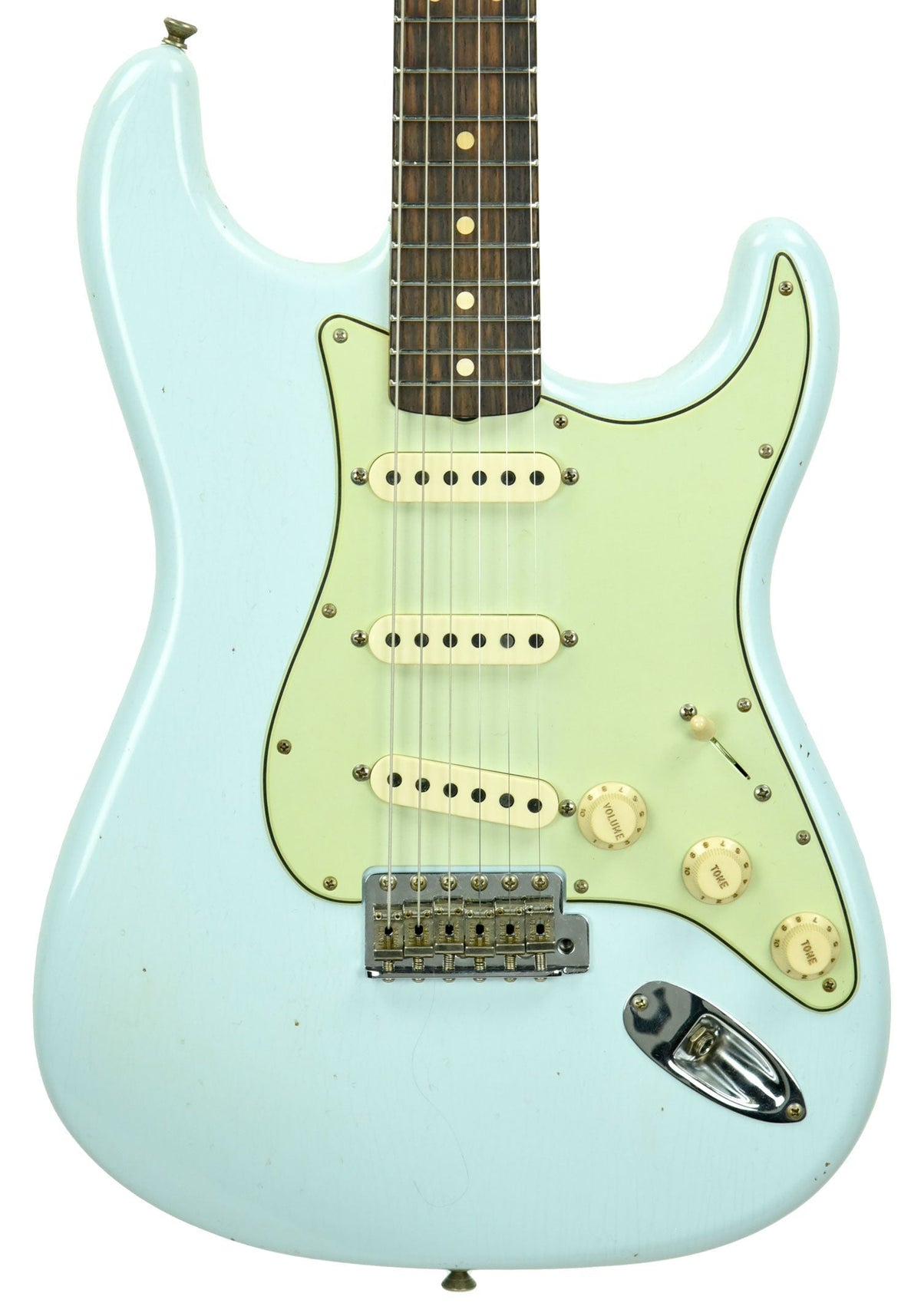 Fender Custom Shop 1963 Stratocaster Journeyman Relic in Sonic Blue R99983