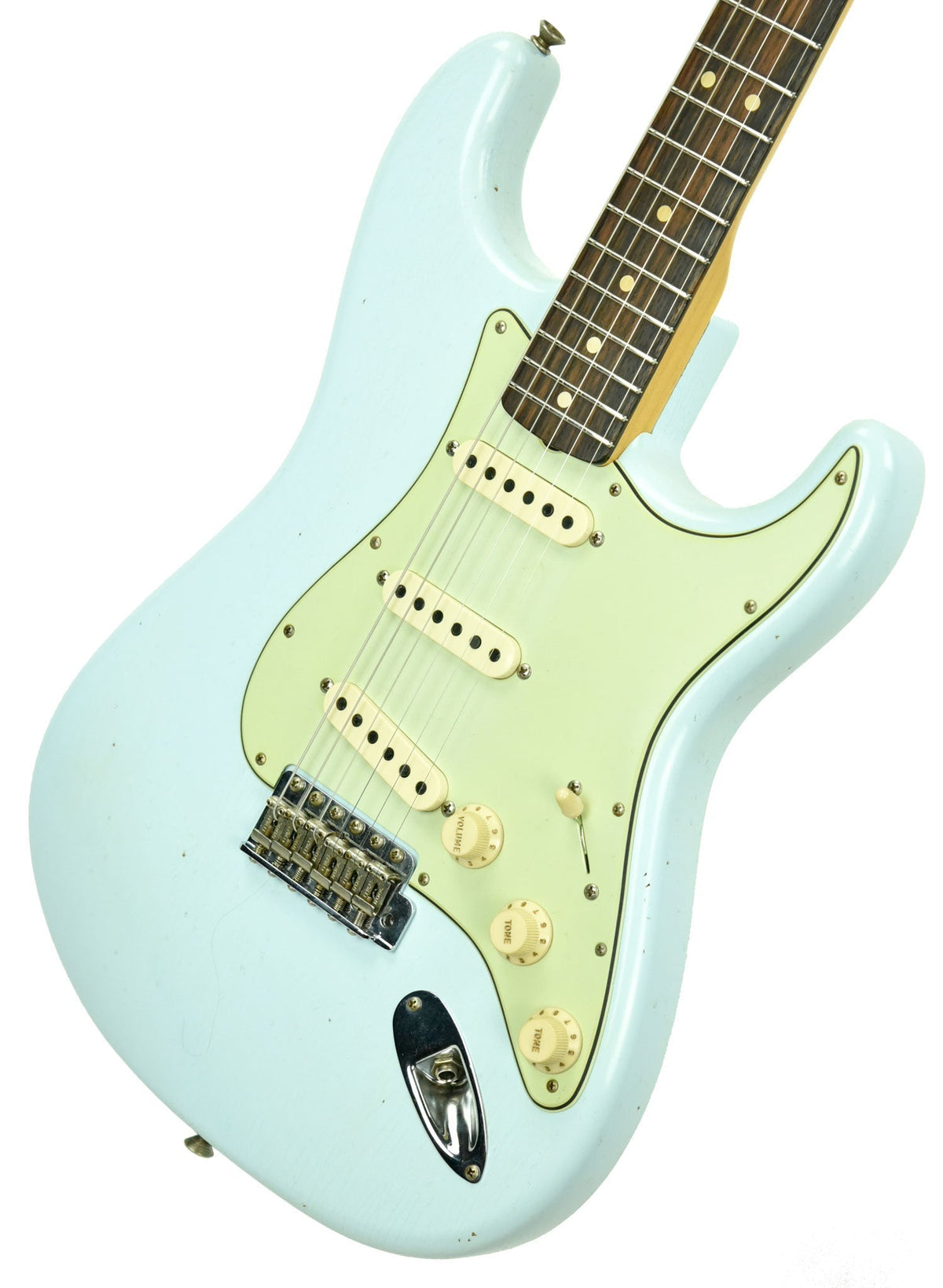 Fender Custom Shop 1963 Stratocaster Journeyman Relic in Sonic Blue R99983