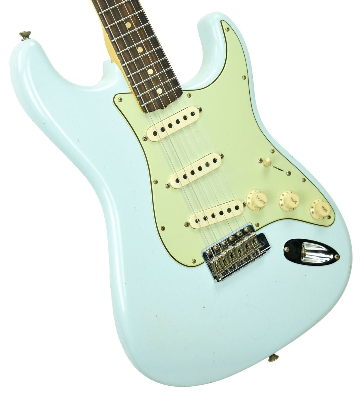 Fender Custom Shop 1963 Stratocaster Journeyman Relic in Sonic Blue R99983