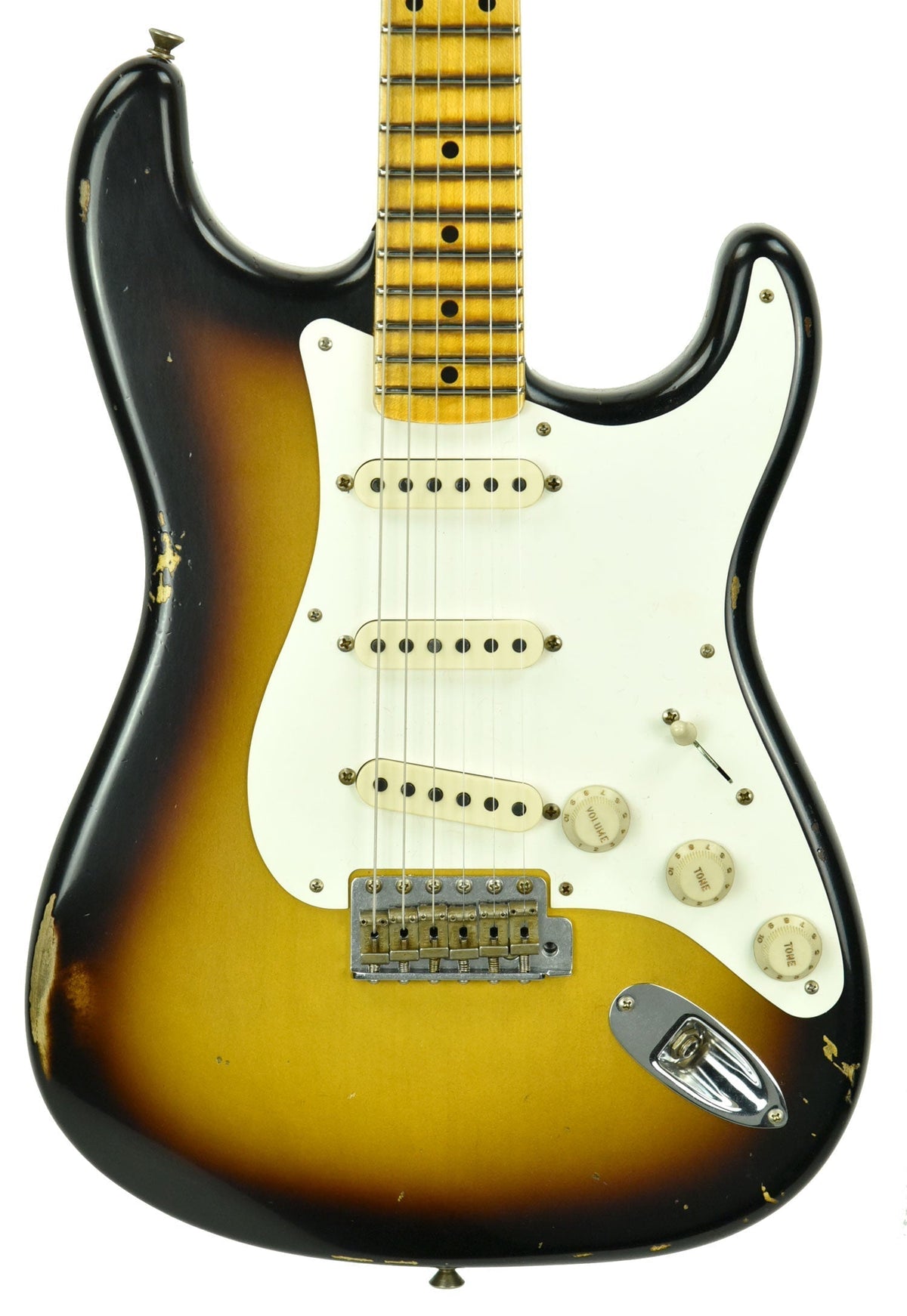 Fender Custom Shop 1957 Stratocaster Relic 2 Tone Sunburst R102026