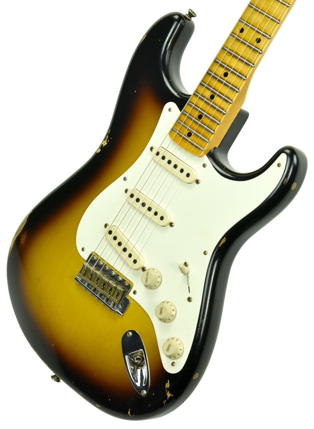 Fender Custom Shop 1957 Stratocaster Relic 2 Tone Sunburst R102026