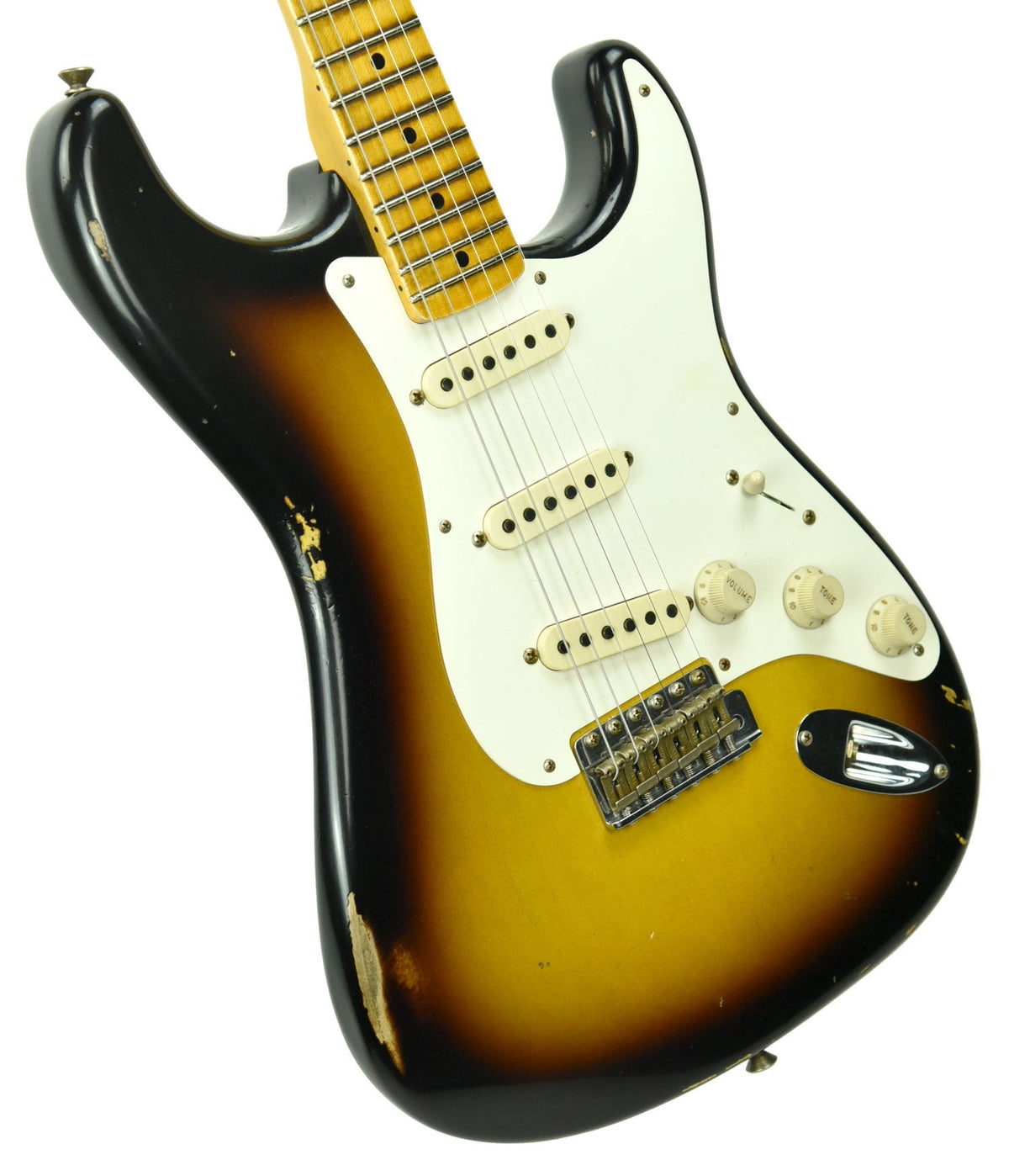 Fender Custom Shop 1957 Stratocaster Relic 2 Tone Sunburst R102026