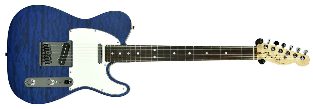 Used Fender Custom Shop Custom Deluxe Telecaster in Trans Cobalt Blue R79693