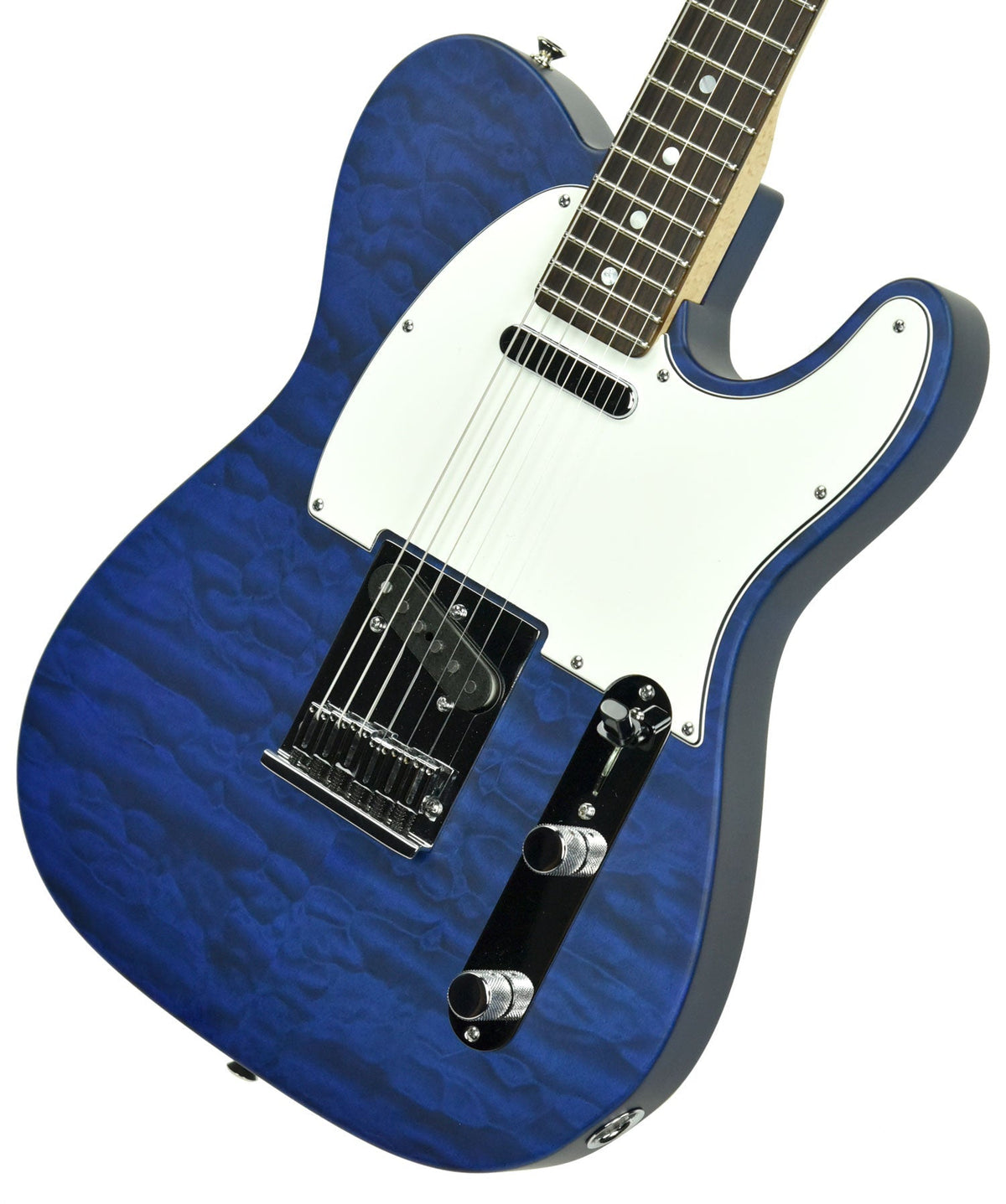 Used Fender Custom Shop Custom Deluxe Telecaster in Trans Cobalt Blue R79693