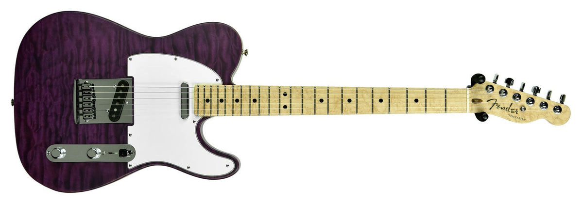 Used Fender Custom Shop Custom Deluxe Telecaster in Trans Purple R77453