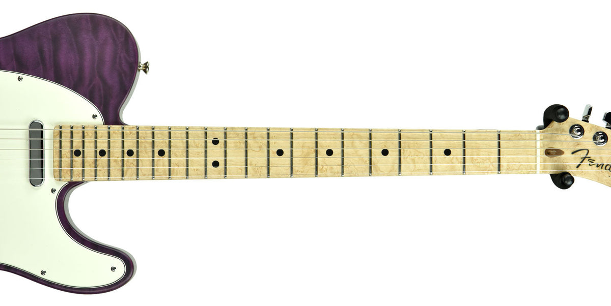 Used Fender Custom Shop Custom Deluxe Telecaster in Trans Purple R77453
