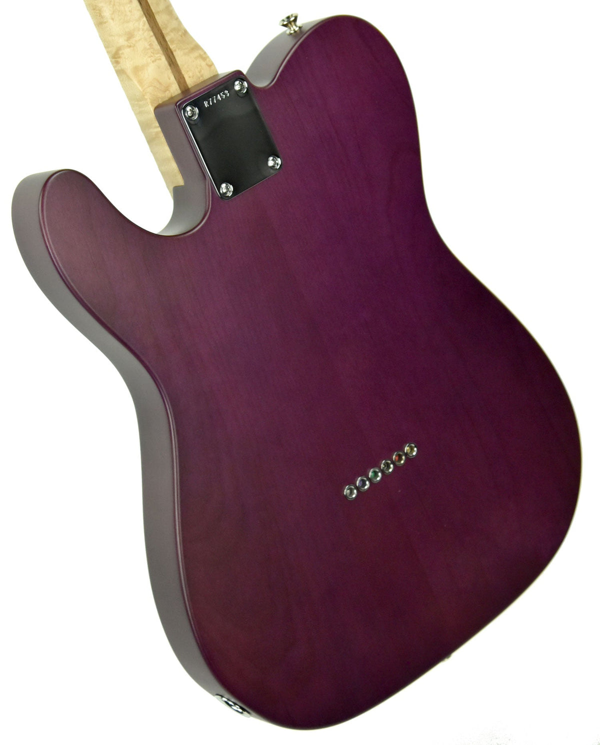 Used Fender Custom Shop Custom Deluxe Telecaster in Trans Purple R77453