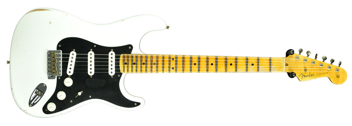 Fender Custom Shop Ancho Poblano Stratocaster Relic in Opaque White Blonde CZ544942