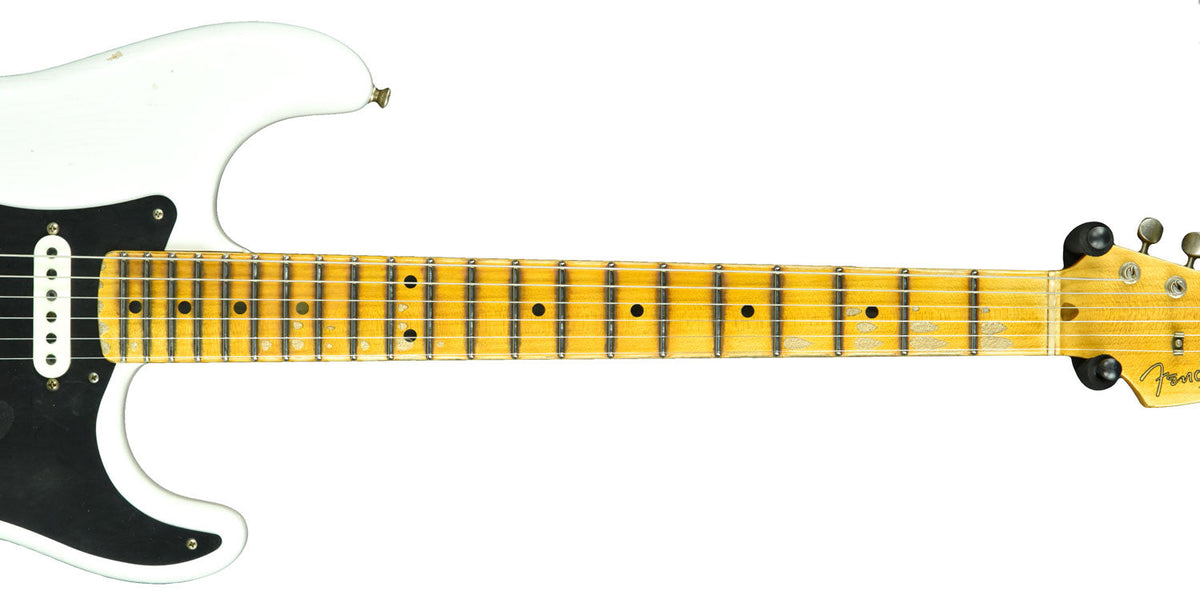 Fender Custom Shop Ancho Poblano Stratocaster Relic in Opaque White Blonde CZ544942