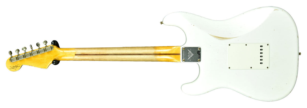 Fender Custom Shop Ancho Poblano Stratocaster Relic in Opaque White Blonde CZ544942