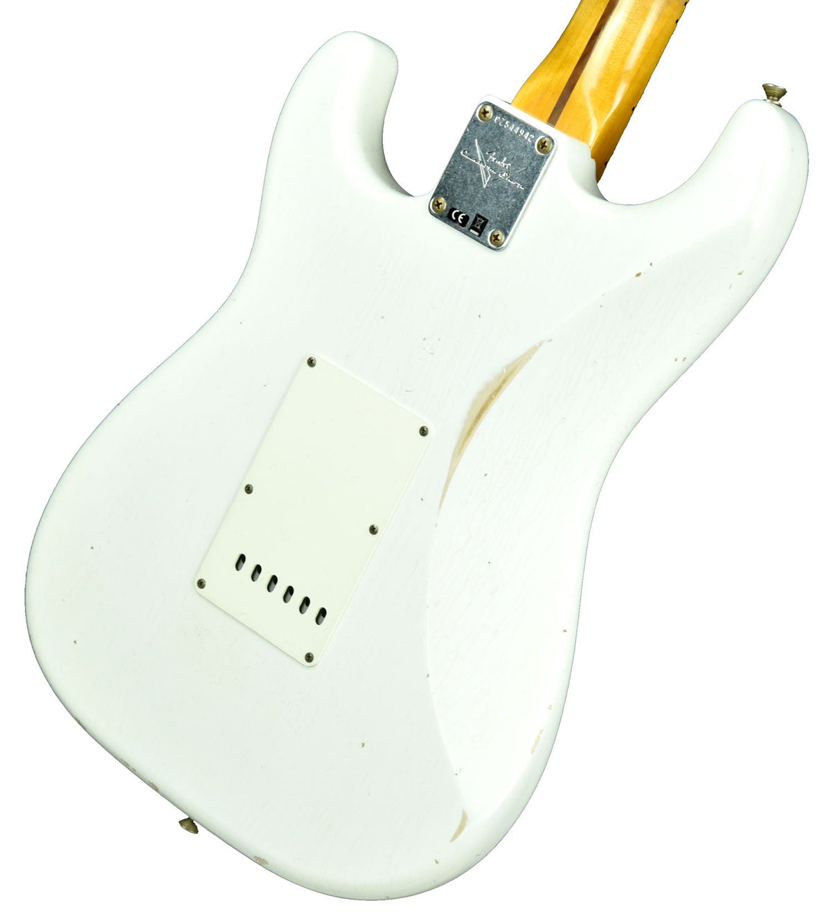 Fender Custom Shop Ancho Poblano Stratocaster Relic in Opaque White Blonde CZ544942